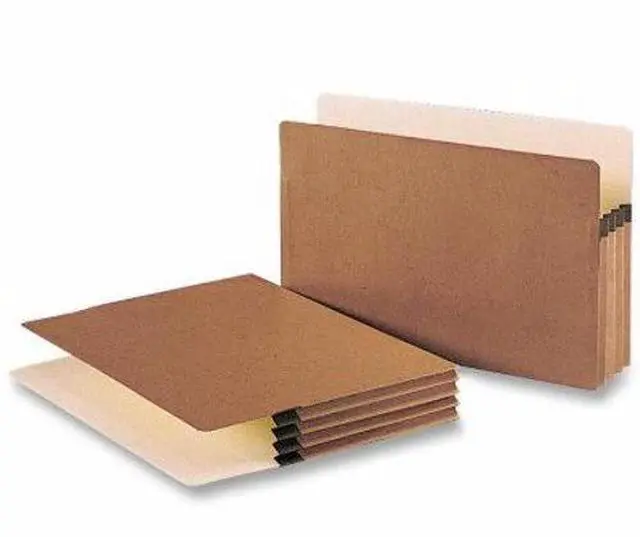 Alt view image 5 of 6 - Business Source File Pocket 3-1/2" Exp. Legal 25/BX Redrope 65794