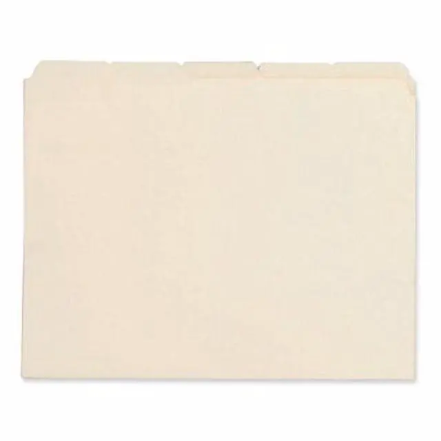 Alt view image 3 of 7 - Business Source File Folder 1/5-Cut Tab 3/4" Exp. 11 Pt. Ltr 100/BX Manila 43567