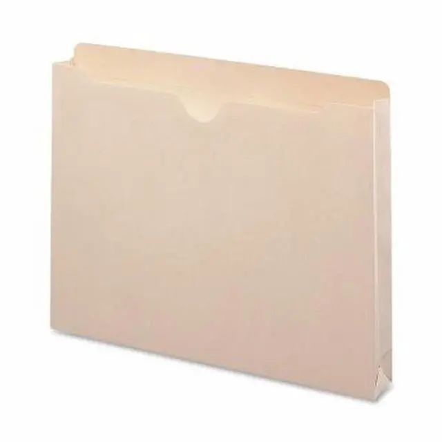Alt view image 5 of 8 - Business Source File Pockets Straight Tab 1-1/2" Exp. 300 Cap. Ltr 50/BX MLA 65798