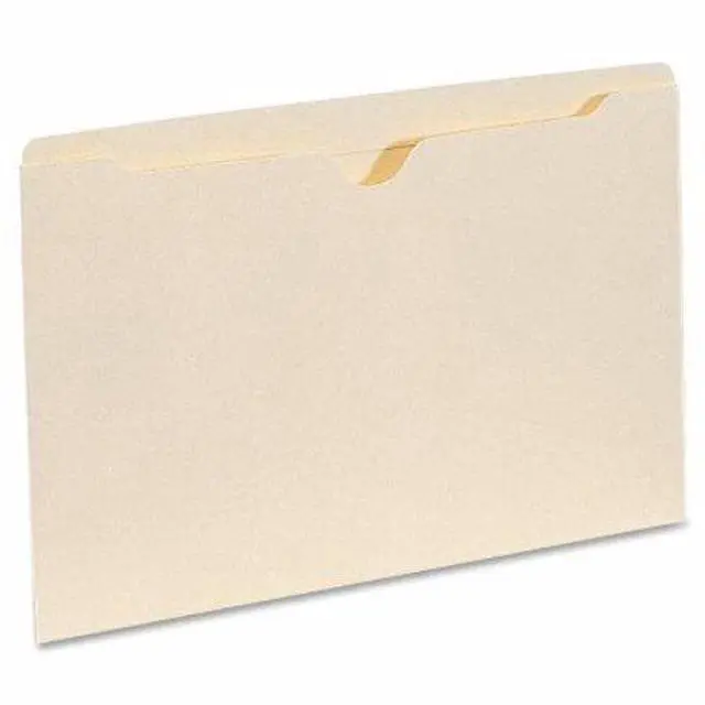 Alt view image 3 of 4 - Business Source File Pocket Straight Cut Tab Flat 50 Cap. Legal 100/BX MLA 65800