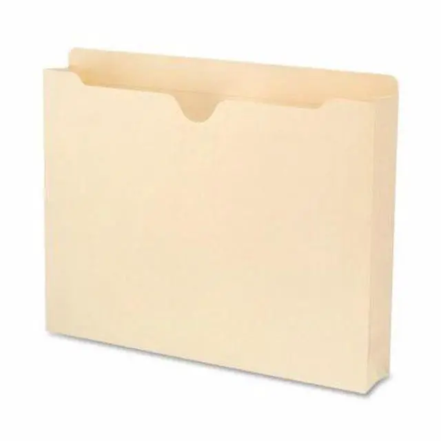 Alt view image 3 of 6 - Business Source Filing Jackets 2" Exp 400 Cap. Letter 50/BX Manila 65799