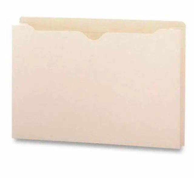 Alt view image 4 of 5 - Business Source File Pockets 2" Exp. 400 Cap. Legal 50/BX Manila 65803