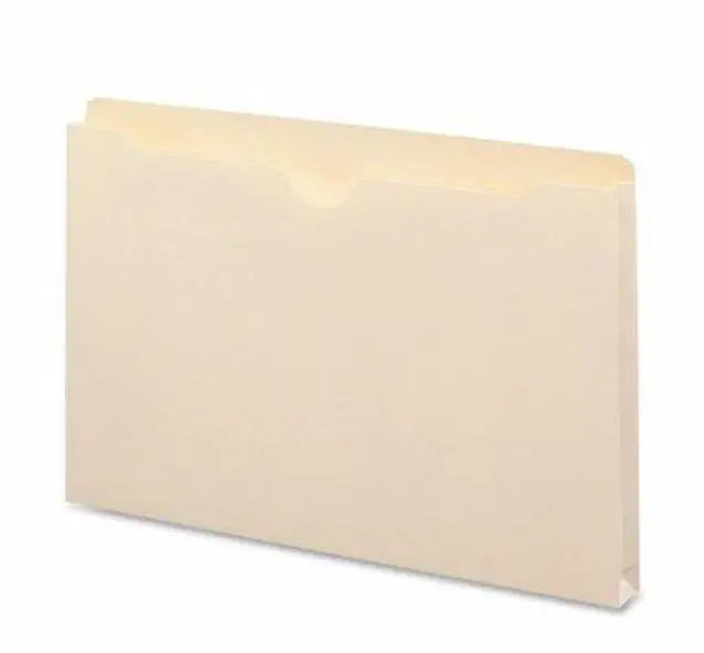 Alt view image 4 of 5 - Business Source File Pocket Straight Tab 1" Exp. 200 Cap. Legal 50/BX MLA 65801