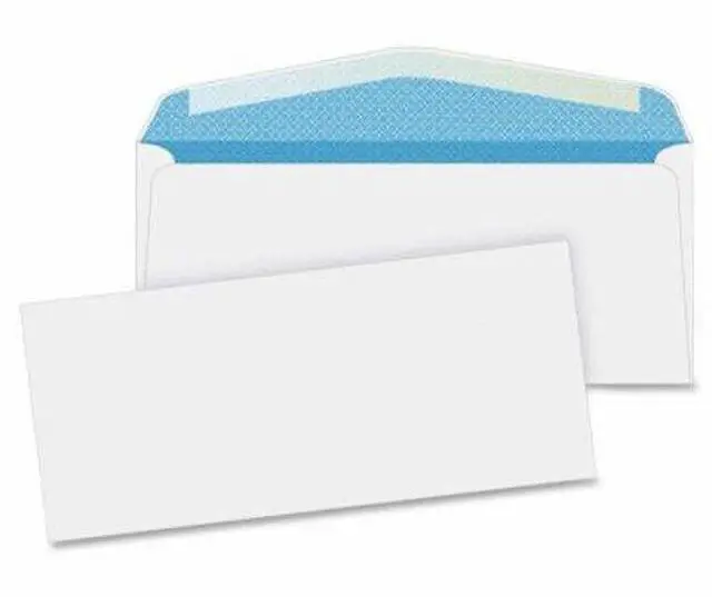 Alt view image 9 of 10 - Business Source Security Regular Envelopes No. 10 4-1/8"x9-1/2" 500/BX WE 42206