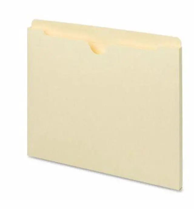 Alt view image 3 of 6 - Business Source File Pocket Straight Cut Tab Flat 50 Cap. Letter 100/BX MLA 65796