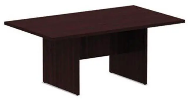 Alt view image 5 of 9 - Alera Valencia Series Conference Table Rectangle 70 7/8wx41 3/8dx29 1/2h Mahogany VA717242MY