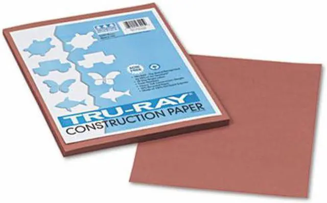 Alt view image 3 of 3 - Tru-Ray Construction Paper, 76lb, 9 x 12, Warm Brown, 50/Pack 103025