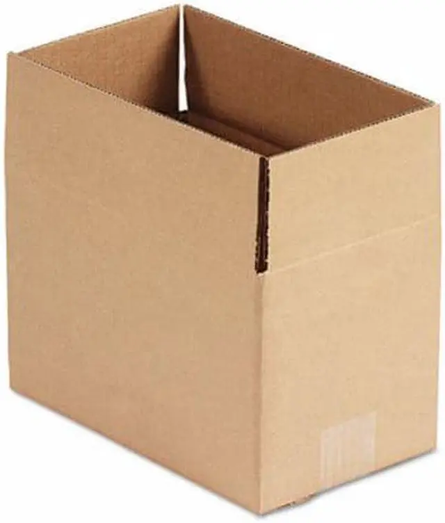 Alt view image 6 of 9 - Corrugated Kraft Fixed-Depth Shipping Carton, 6W X 10L X 6H, Brown, 25