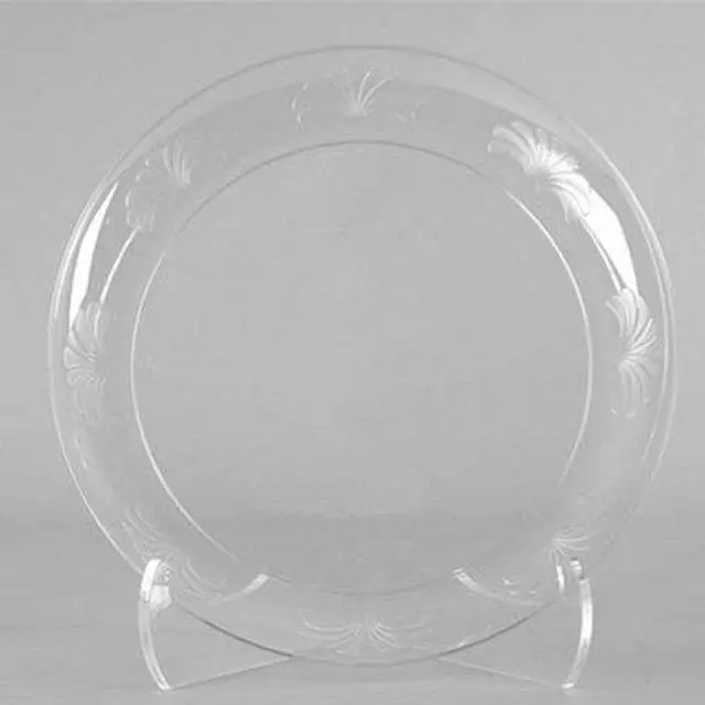 Alt view image 7 of 9 - Designerware Plates Plastic 6" Clear 180/Carton