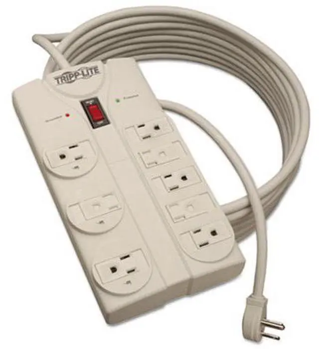 Alt view image 9 of 20 - Tripp Lite TLP825 8 Outlets 1440 Joules 25' Cord Protect It! Surge Suppressor