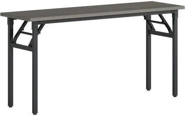 Alt view image 2 of 2 - Lorell Training Table, Folding, 60"X18"X30" , Gray (LLR60746)