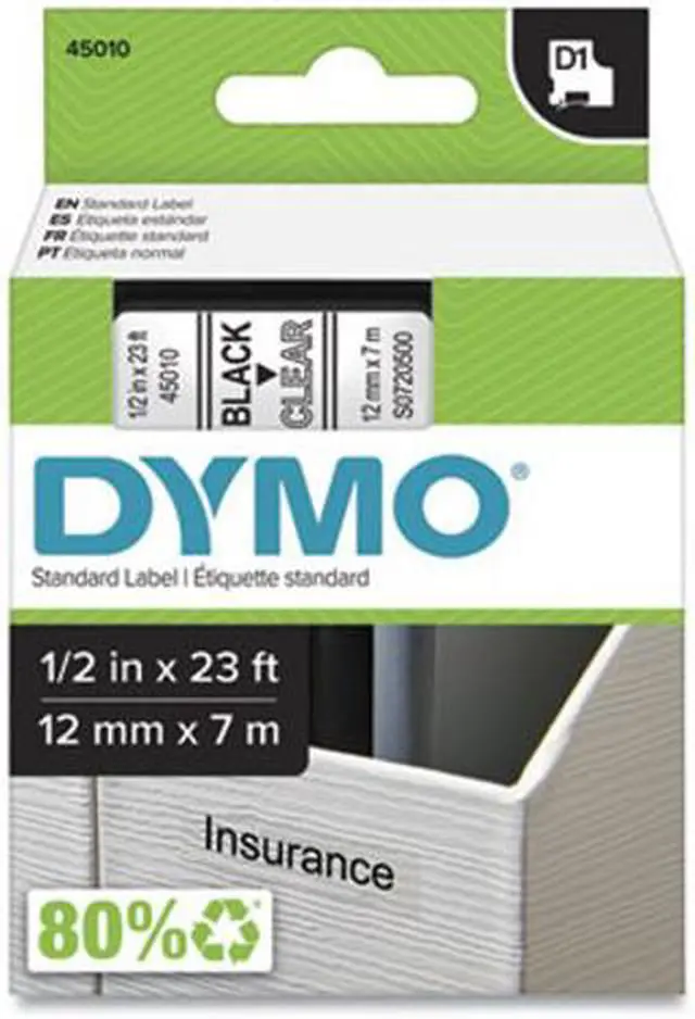 Alt view image 3 of 3 - DYMO D1 Standard 12mm x 7m