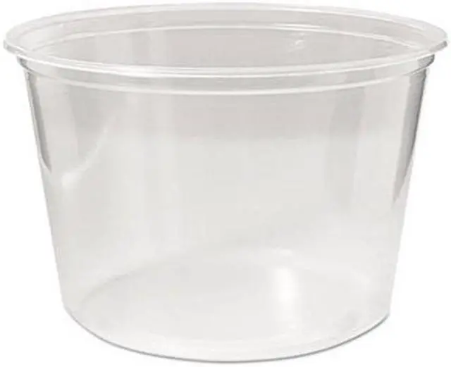 Alt view image 5 of 5 - Fabri-Kal 9505102 Microwavable Deli Containers, 16 Oz, Clear, 500/Carton