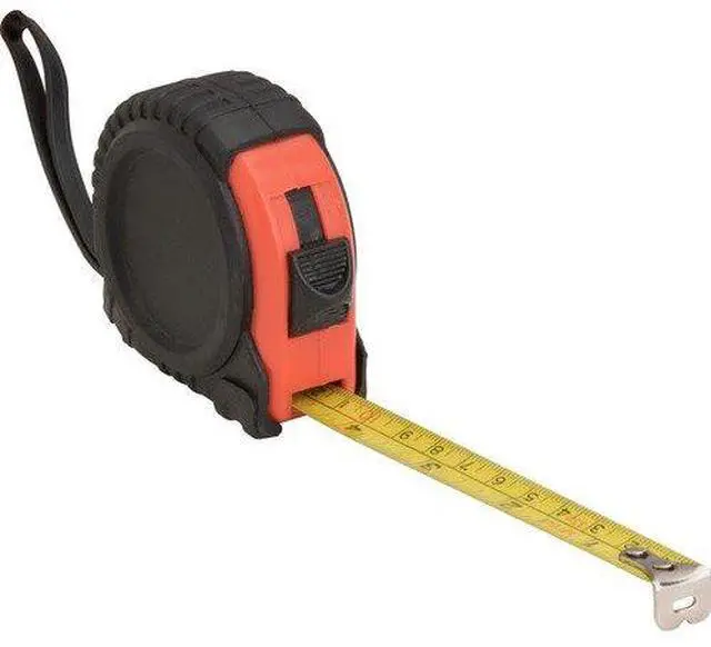 Main image of Genuine Joe Tape Measure, Imperial, 12', Black/Red, 1 Each (GJO11972)