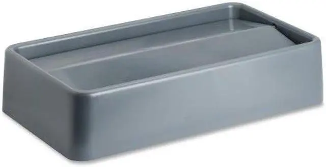 Alt view image 4 of 4 - Genuine Joe Swing Lid f/23 Gal. 20-1/4"x11-1/2"x4-5/8" Gray 02343