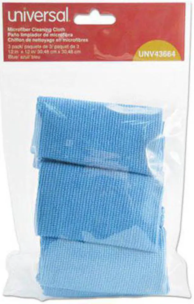 Alt view image 4 of 11 - Universal Microfiber Cleaning Cloth 12 x 12 Gray 3/Pack 43664