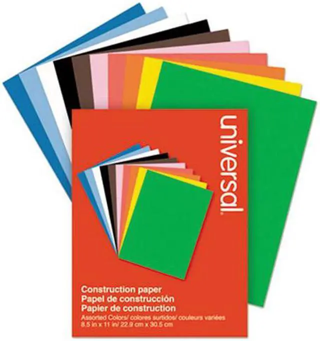 Alt view image 4 of 4 - Construction Paper, 76lb, 9 x 12, Assorted, 200/Pack 20900