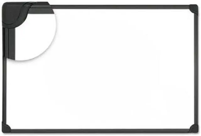 Alt view image 7 of 14 - UNIVERSAL Design Series Magnetic Steel Dry Erase Board 48 x 36 White Black Frame