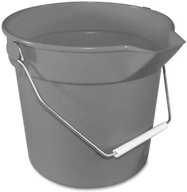 Alt view image 4 of 7 - Impact Deluxe Hvy-Dty Bucket 10Qt Gray 5510
