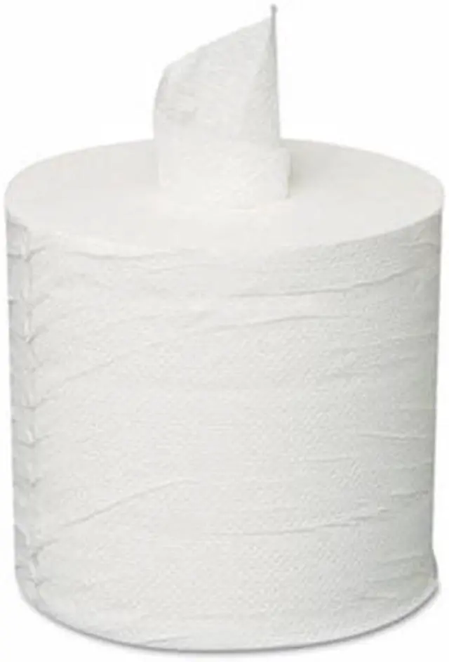Alt view image 2 of 3 - GENERAL SUPPLY Centerpull Towels 2-Ply White 6 Rolls/Carton 203