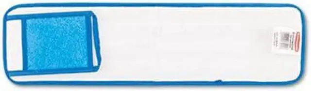 Alt view image 5 of 5 - RUBBERMAID COMMERCIAL FGQ41100BL00 24 in Quick Change Mop Pad, Blue, No Handle