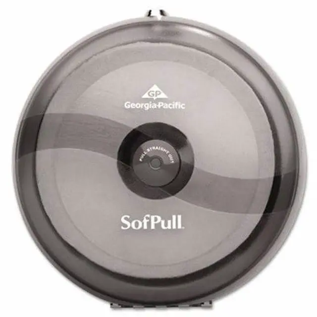 Alt view image 7 of 14 - GEORGIA PACIFIC Sofpull High-Capacity Centerpull Tissue Dispenser 10 1/2x6 3/4 x10 1/2 Gray 56501