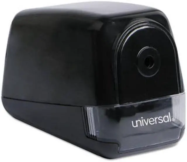 Alt view image 4 of 9 - Universal Office Products UNV30010 Contemporary Design Electric Pencil Sharpener, Black