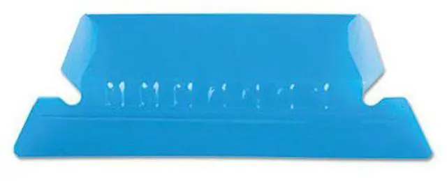 Alt view image 2 of 8 - Pendaflex Hanging File Folder Tabs 1/5 Tab Two Inch Blue Tab/White Insert 25