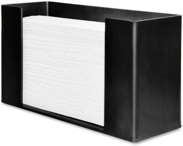 Alt view image 4 of 10 - Genuine Joe Paper Towel Dispenser 11-1/2"x4-1/8"x6-3/4" Black 11524