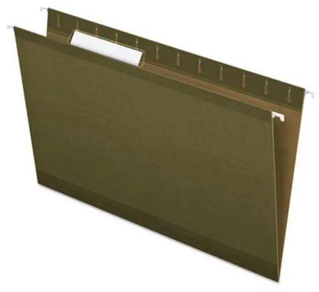Alt view image 3 of 12 - Pendaflex X-Ray Hanging File Folders 1/3 Tab Legal Standard Green 25/Box 415313