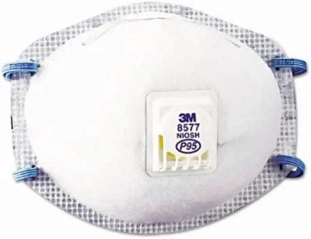 Alt view image 7 of 8 - C-Respir Mask P95 Maint Free Whi 10/Box 8577