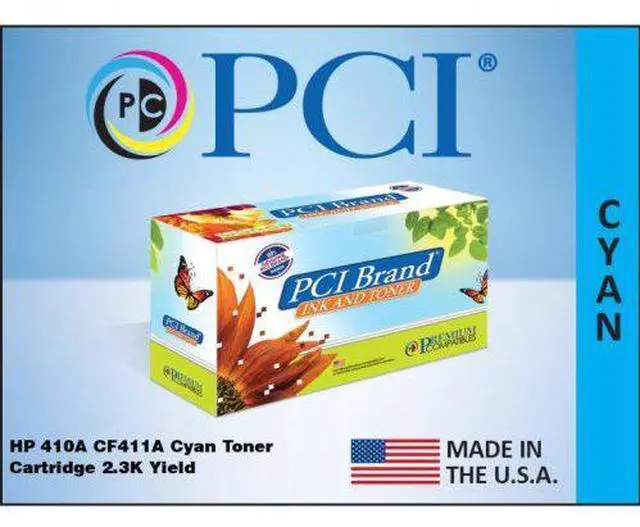 Alt view image 2 of 3 - Premium Compatibles CF411A-PCI Cyan Reman Cf411a Toner Cartridge