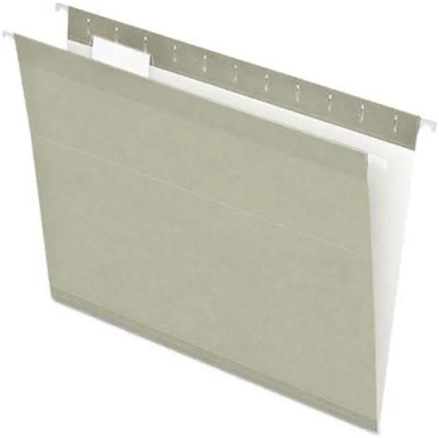 Alt view image 3 of 15 - Pendaflex Reinforced Hanging Folders 1/5 Tab Letter Gray 25/Box 415215GRA