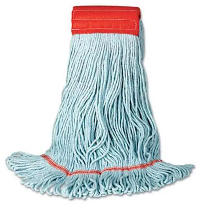 Alt view image 6 of 7 - Boardwalk EchoMop with Looped-End Wet Head Synthetic/Cotton Medium Blue 1400MEA