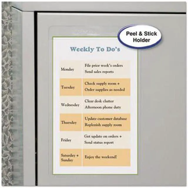 Alt view image 18 of 20 - C-Line 70058 Shop Ticket Holders with Self-Adhesive Back 5 x 8 Clear 50/box