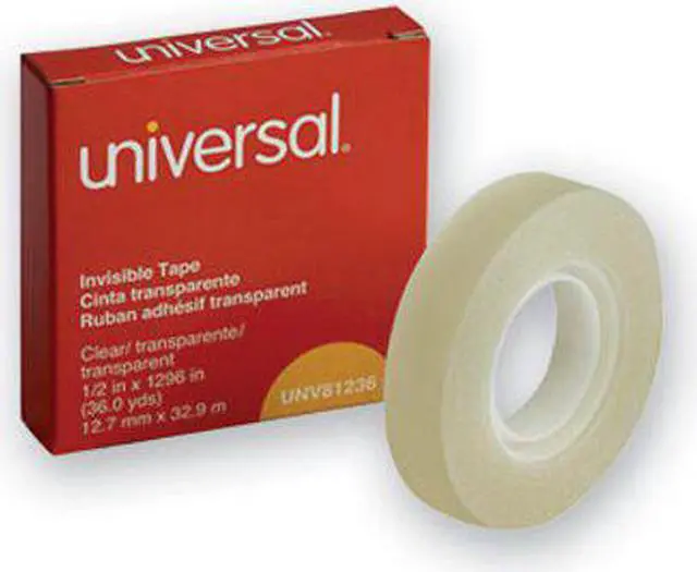Alt view image 3 of 10 - Invisible Tape, 1/2" x 1296", 1" Core, Clear