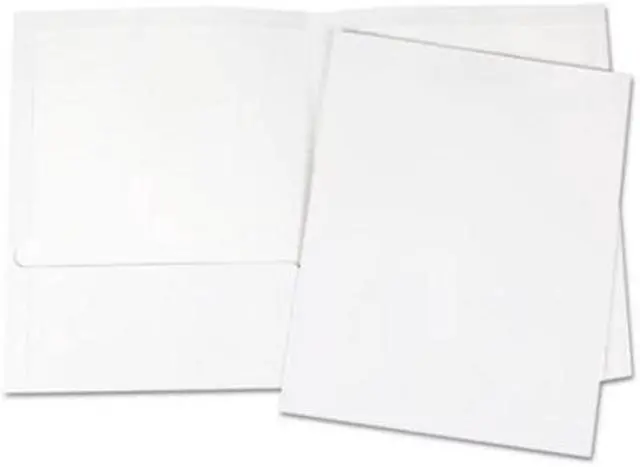 Alt view image 6 of 11 - Universal Laminated Two-Pocket Folder - UNV56417