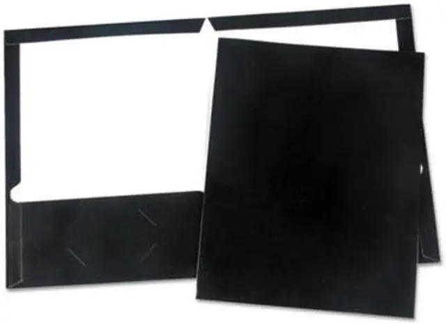 Alt view image 4 of 7 - Universal Laminated Two-Pocket Folder - UNV56416