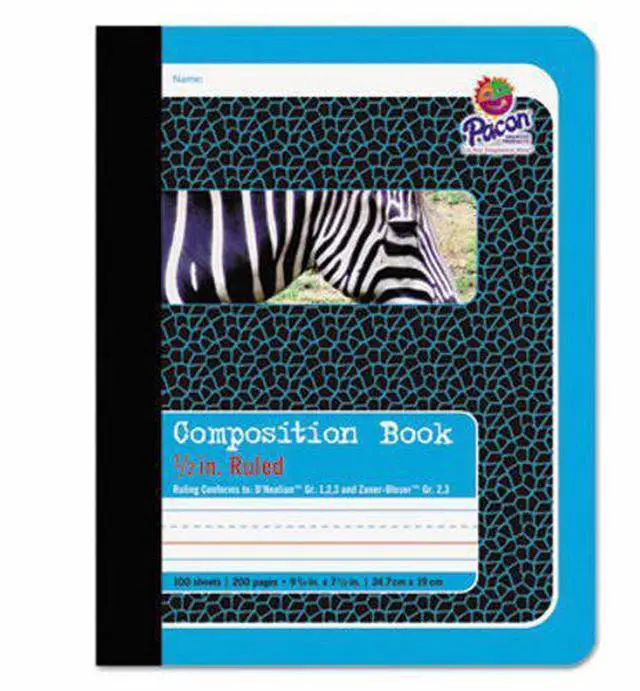 Alt view image 10 of 18 - Pacon 2425 Composition Book 100 Sheet - Ruled - 9.75" x 7.50" - 1 Each