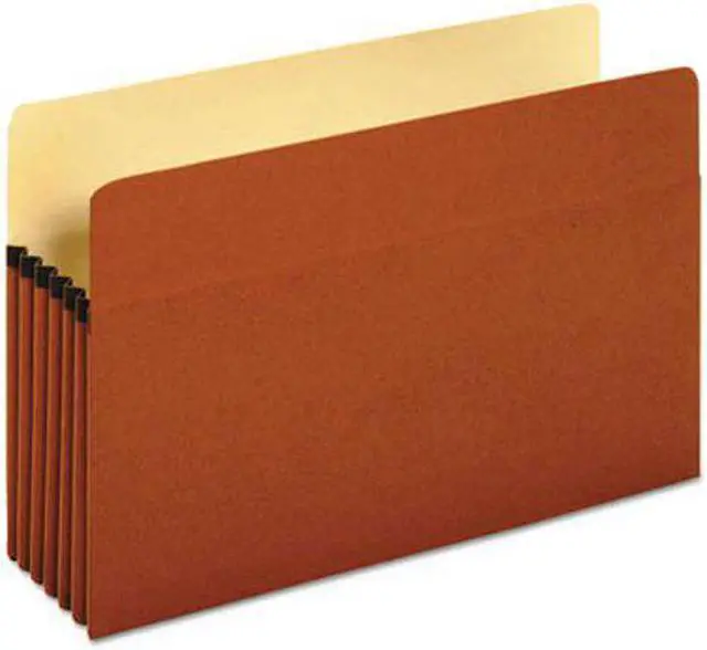 Alt view image 3 of 8 - UNIVERSAL 5 1/4 Inch Expansion File Pockets Straight Legal Redrope/Manila 10/Box