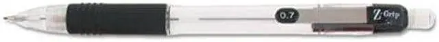 Alt view image 6 of 16 - ZEBRA PEN CORP. Z-Grip Mechanical Pencil HB 0.7 mm Clear Barrel 24/Pack 15241