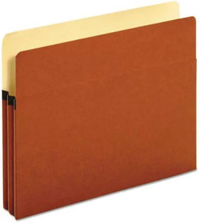 Alt view image 5 of 11 - UNIVERSAL 1 3/4 Inch Expanding File Pockets Straight Tab Letter Redrope/Manila