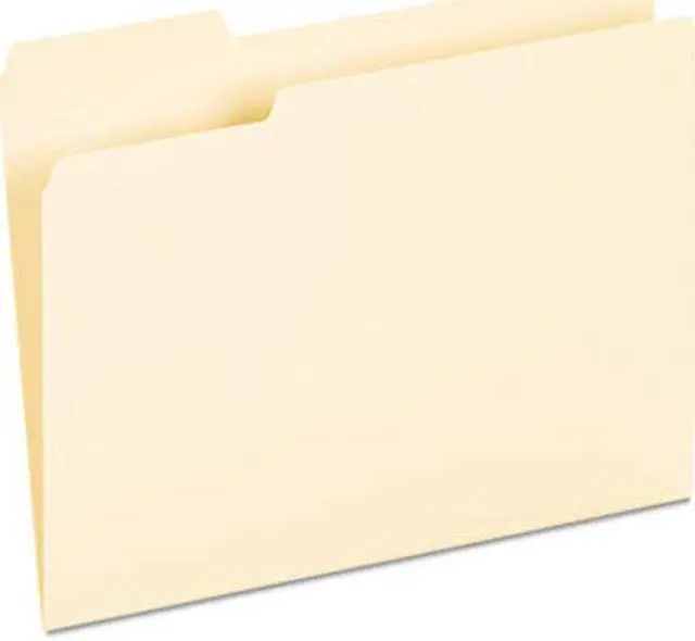 Alt view image 2 of 10 - UNIVERSAL Recycled Interior File Folders 1/3 Cut Top Tab Letter Manila 100/Box