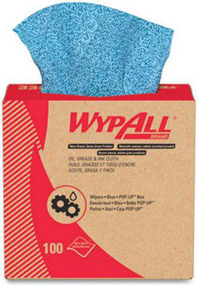 Alt view image 2 of 2 - Kimberly-Clark - 33570 - Task Wipe KIMTECH PREP Kimtex Heavy Duty Blue NonSterile Polypropylene 8-4/5 X 16-4/5 Inch Disposable Kimberly Clark 33570