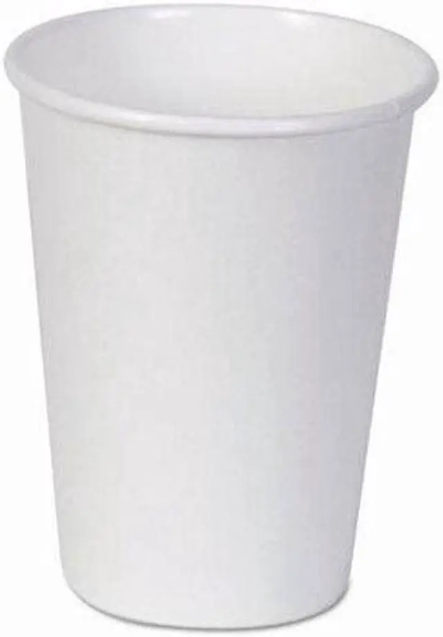 Alt view image 6 of 9 - Disposable Hot cup 12 oz. White, Paper, Pk1000 ZORO SELECT 2342W