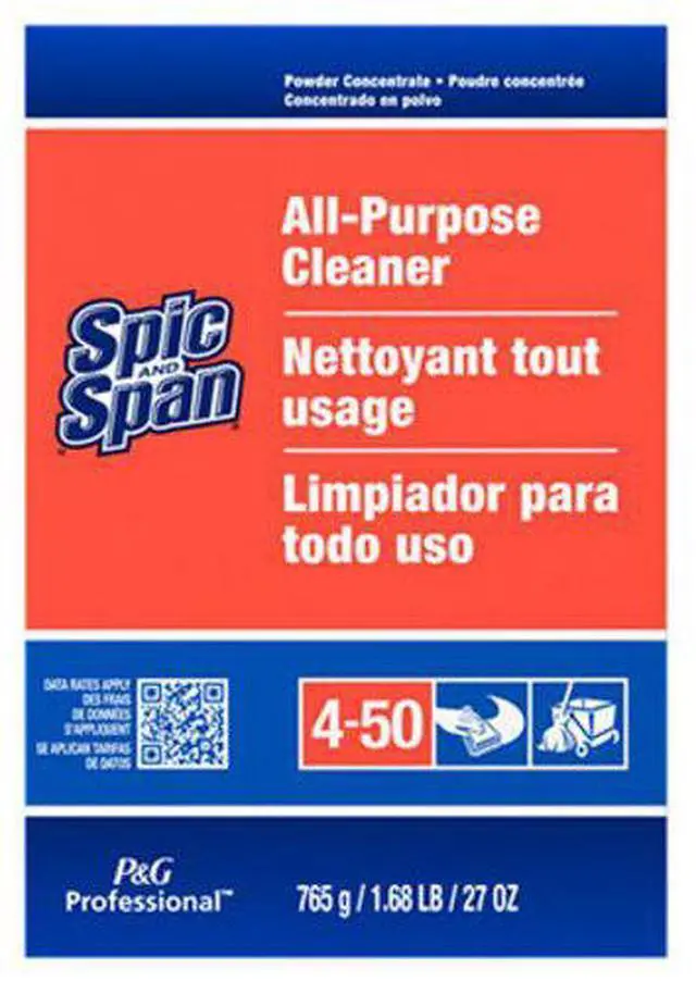 Alt view image 13 of 15 - P&G 31973 Spic and Span All-Purpose Cleaner, Powder - 27 oz (1.69 lb) - 1 Each - Orange