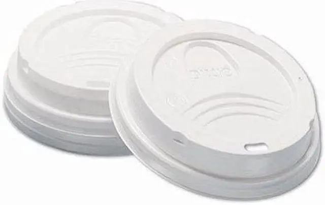 Alt view image 4 of 11 - C-Dome Ppr Cup Lid F/8Oz Sip-Thru Whi 10/100