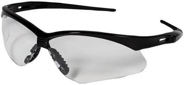 Alt view image 2 of 2 - Kleenguard Nemesis Safety Glasses, Black Frame, Clear Lens 25676