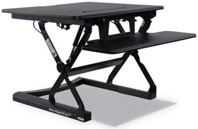 Alt view image 15 of 20 - Alera AdaptivErgo Sit-Stand Lifting Workstation 26 3/4 x 31 x 19 5/8 Black