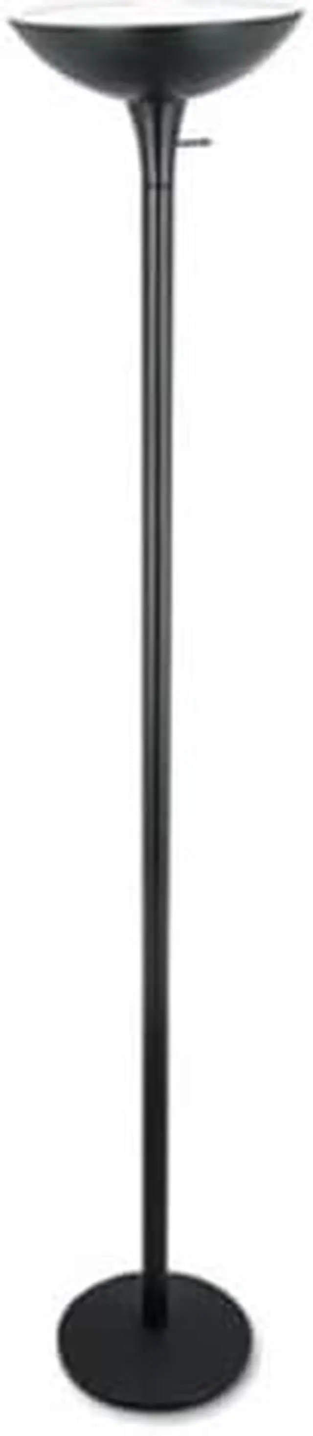 Alt view image 7 of 10 - Torchier Floor Lamp, 72"H, Black